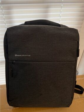 Black Men's Backpack - Sleek Everyday Bag